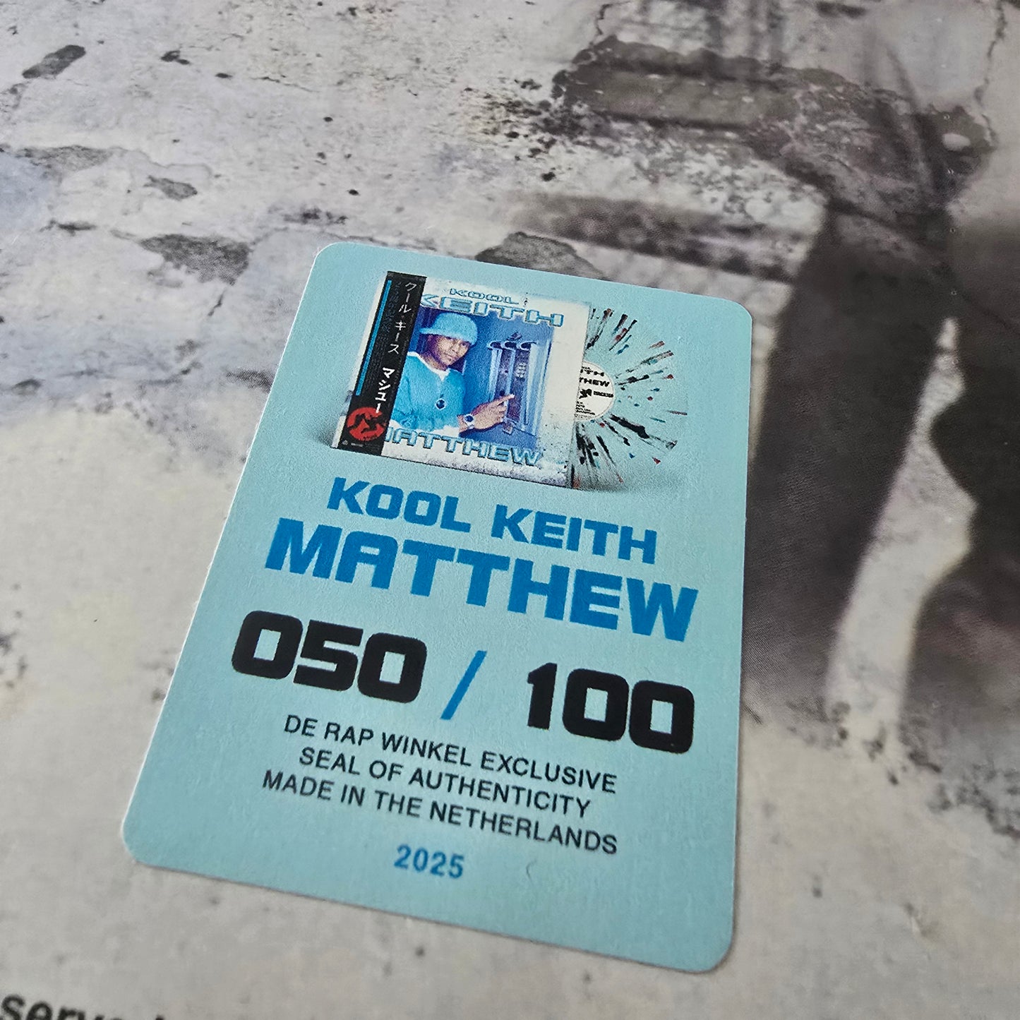 KOOL KEITH - MATTHEW (SEALED) LIMITED EDITION SPLATTER, OBI VINYL -NEW!-