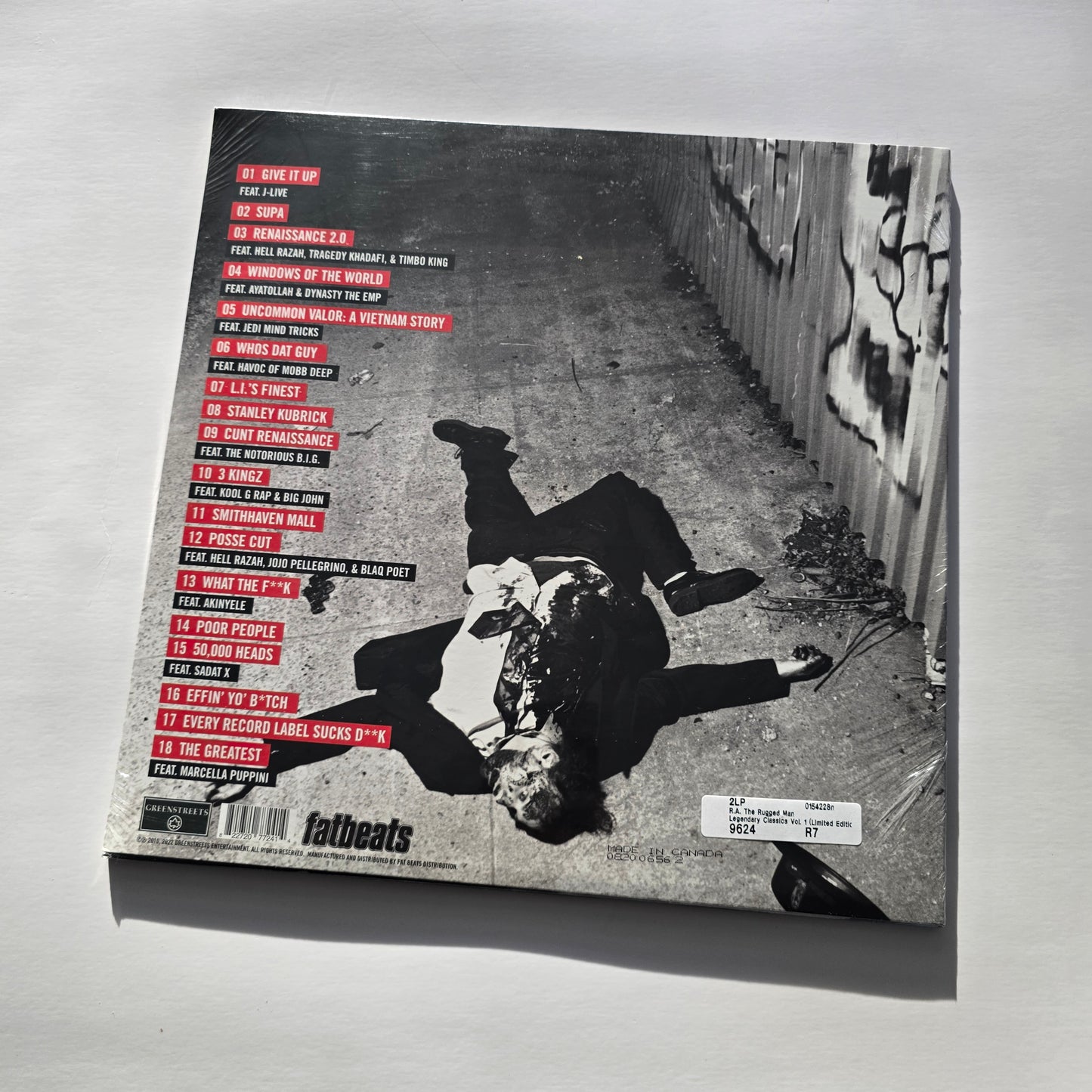 R.A. THE RUGGED MAN - LEGENDARY CLASSICS VOL. 1 (SEALED) VINYL -NEW!-