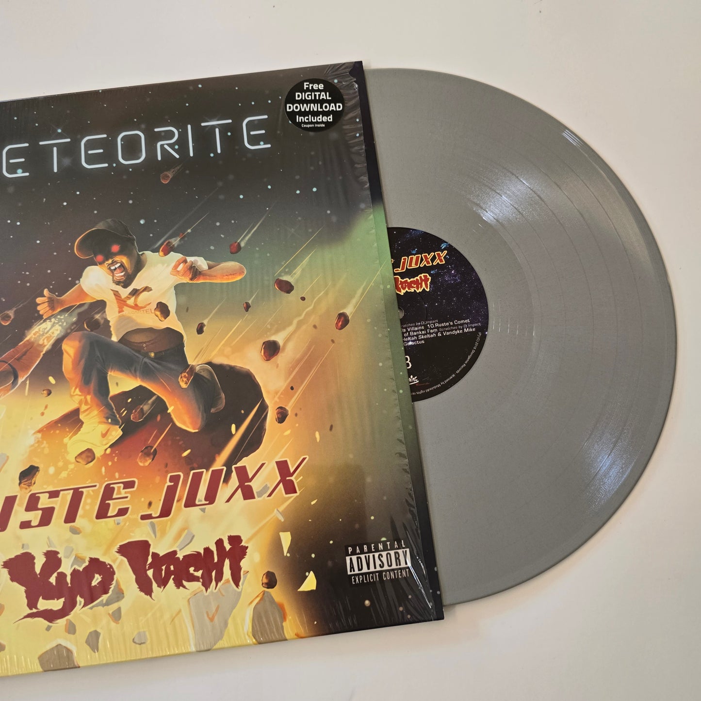 RUSTE JUXX X KYO ITACHU - METEORITE GREY COLORED VINYL -PRE OWNED-