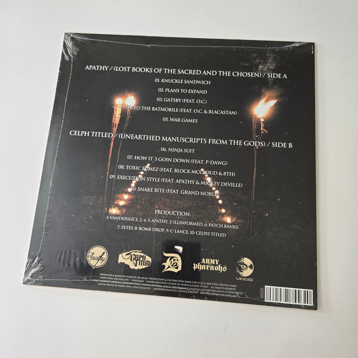 APATHY & CELPH TITLED - THE SORDID HISTORY OF RITUAL (SEALED) VINYL -NEW!-