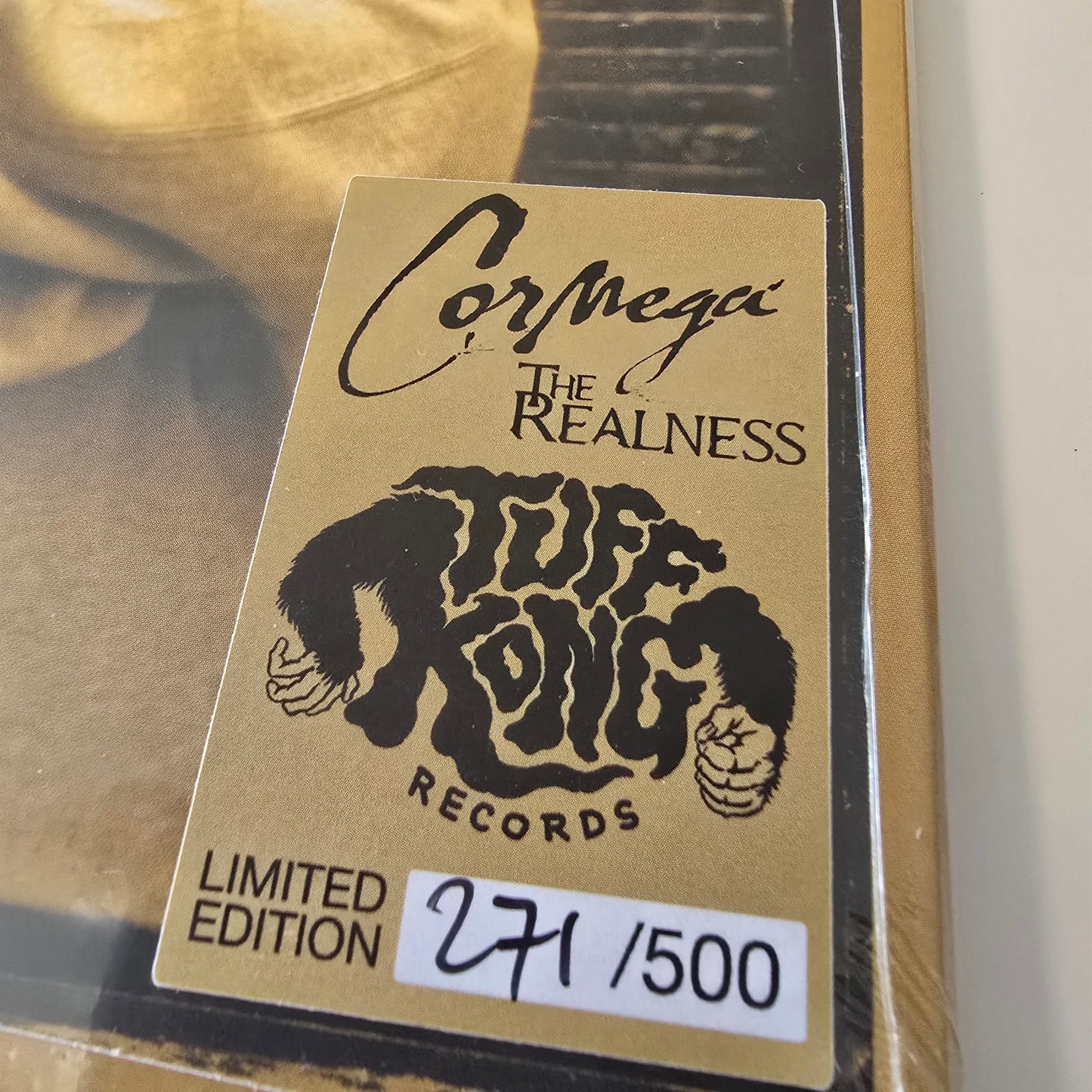 CORMEGA - THE REALNESS (SEALED) LIMITED EDITION (GOLD ARTWORK) VINYL -NEW!-