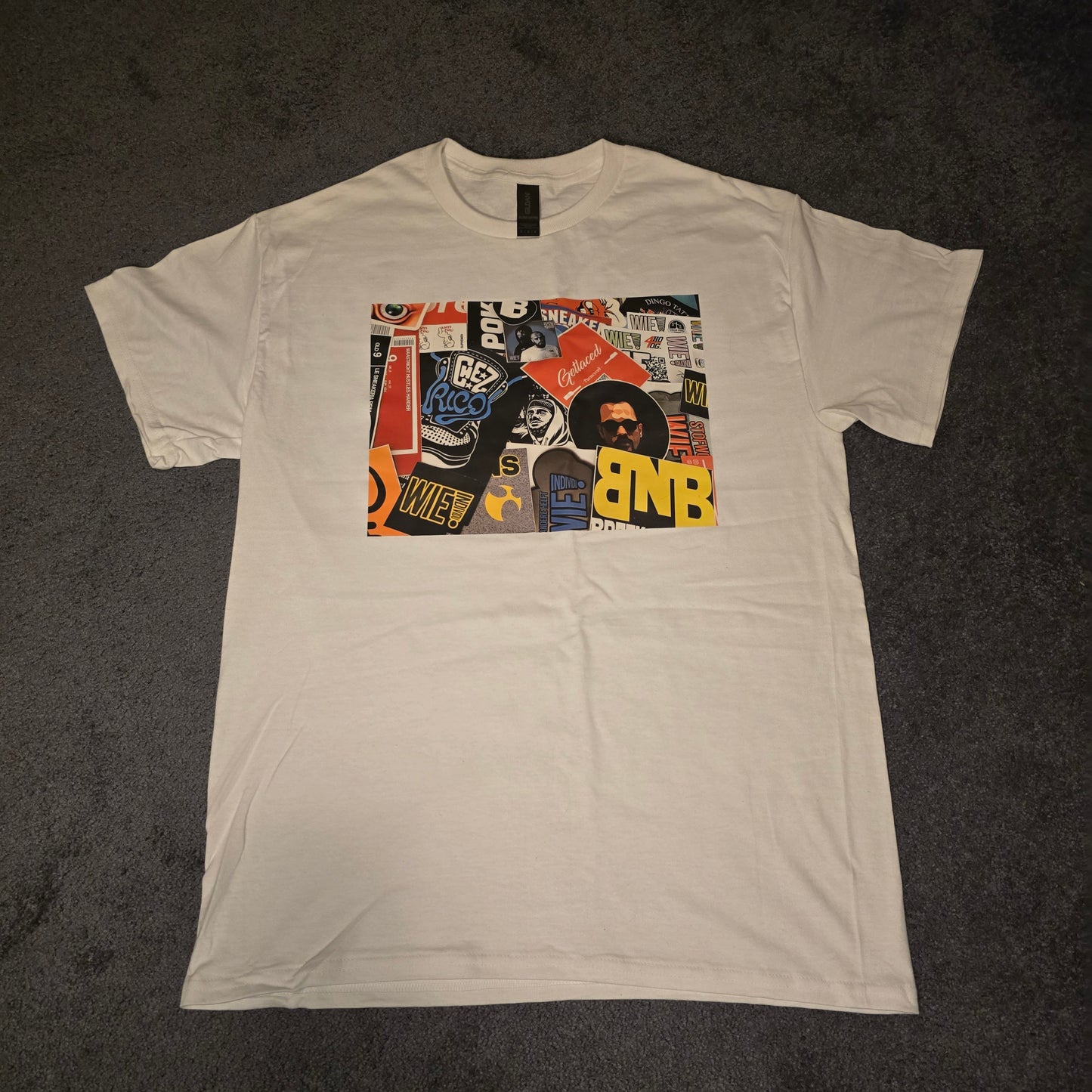 INDIVIDUWIE X GET LACED T-SHIRT WIT -NIEUW!-