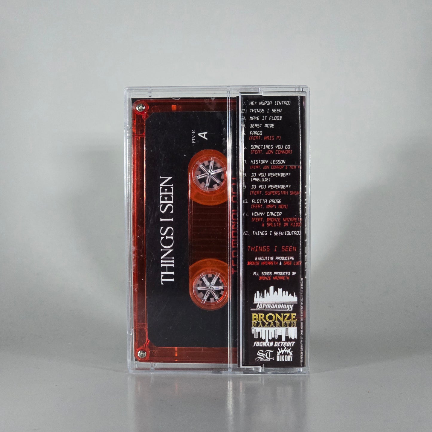 TERMANOLOGY X BRONZE NAZARETH - THINGS I SEE LIMITED EDITION CASSETTE -NEW!-