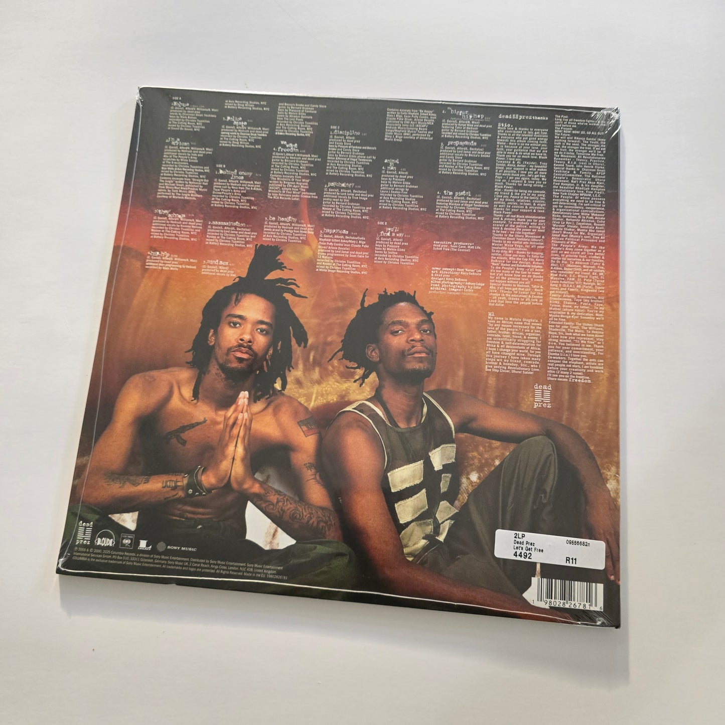 DEAD PREZ - LET'S GET FREE (SEALED) VINYL -NEW!-