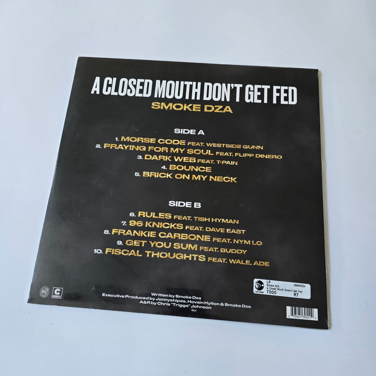 SMOKE DZA - A CLOSED MOUTH DOESN'T GET FED (SEALED) VINYL -NEW!-