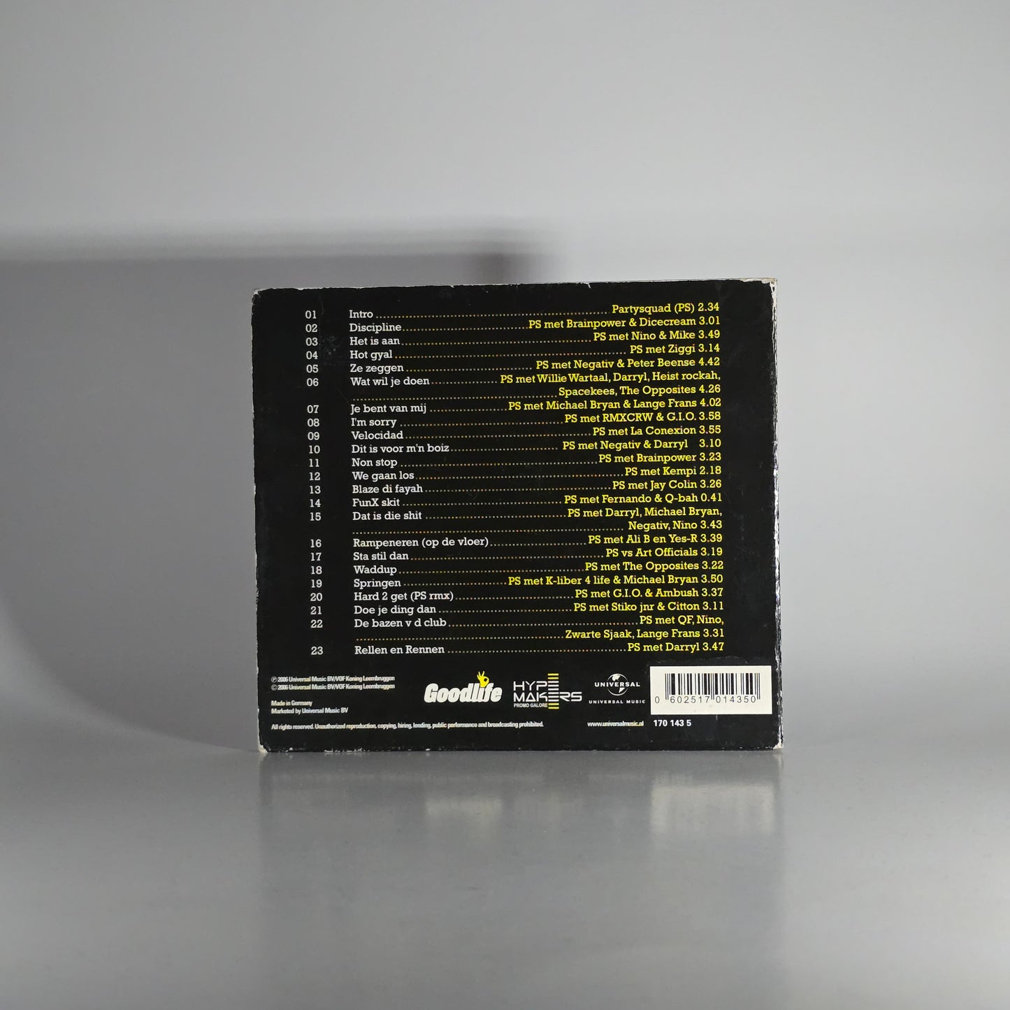 THE PARTYSQUAD - DE BAZEN VAN DE CLUB CD -PRE OWNED-
