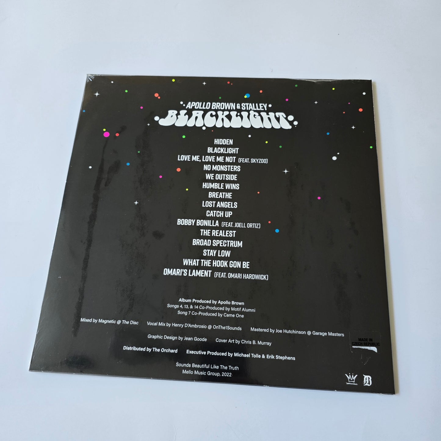 APOLLO BROWN & STALLEY - BLACKLIGHT (SEALED) COLORED VINYL -NEW!-