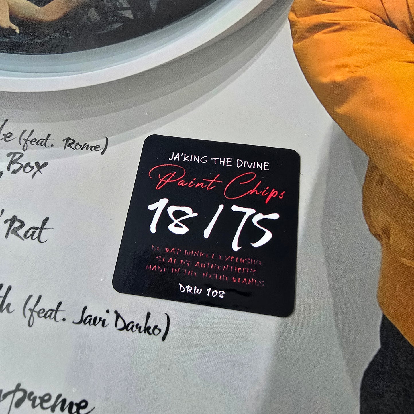 JA'KING DA DIVINE - PAINT CHIPS (SEALED) LIMITED EDITION SPLATTER VINYL -NEW!-