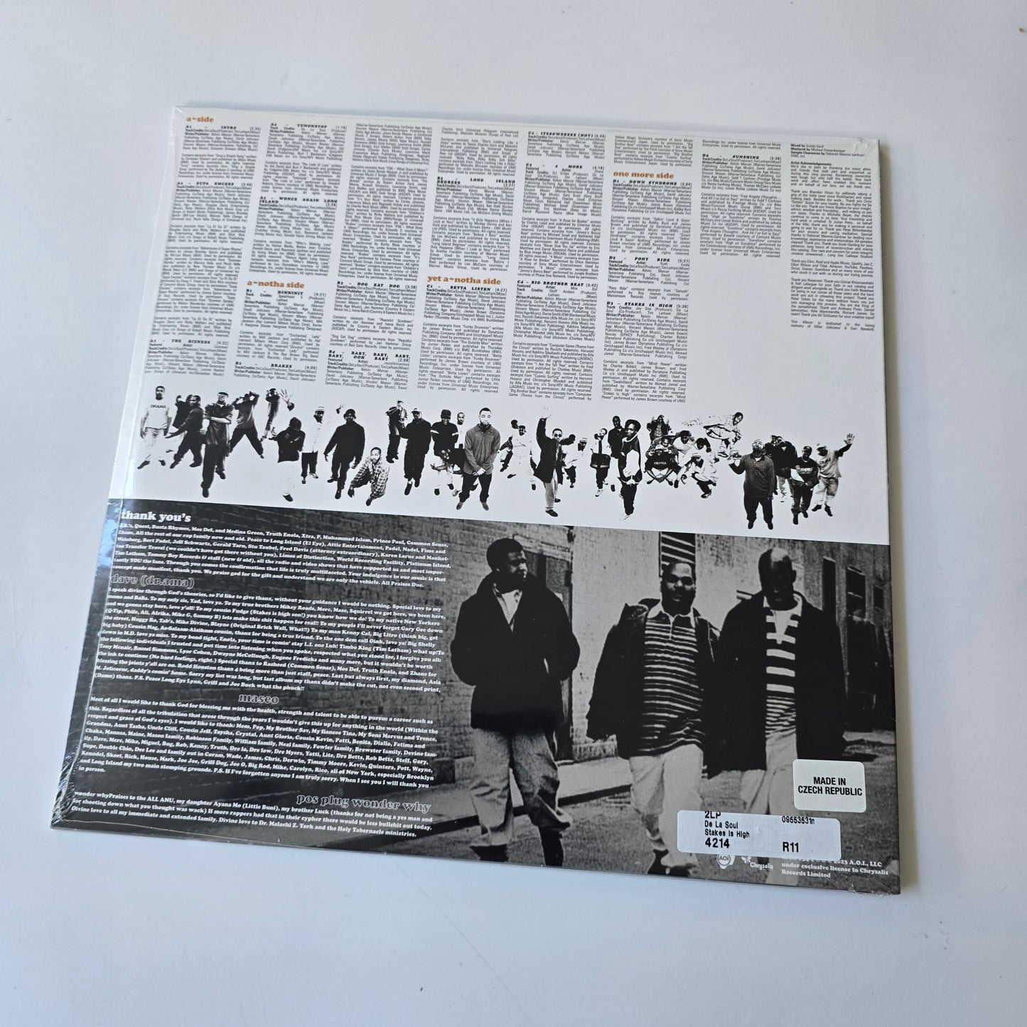 DE LA SOUL - STAKES IS HIGH (SEALED) VINYL -NEW!-