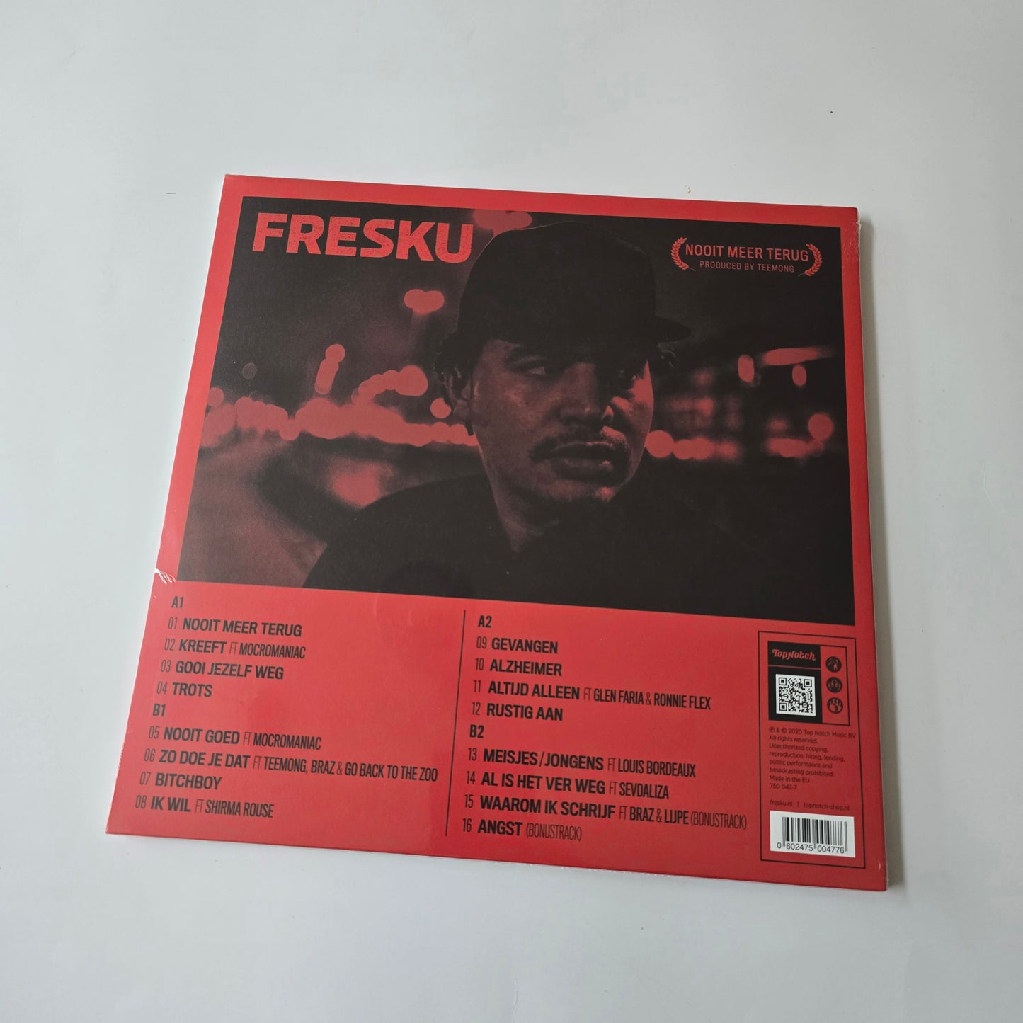 FRESKU - NOOIT MEER TERUG (SEALED) RED COLORED VINYL 2XLP -NEW!-