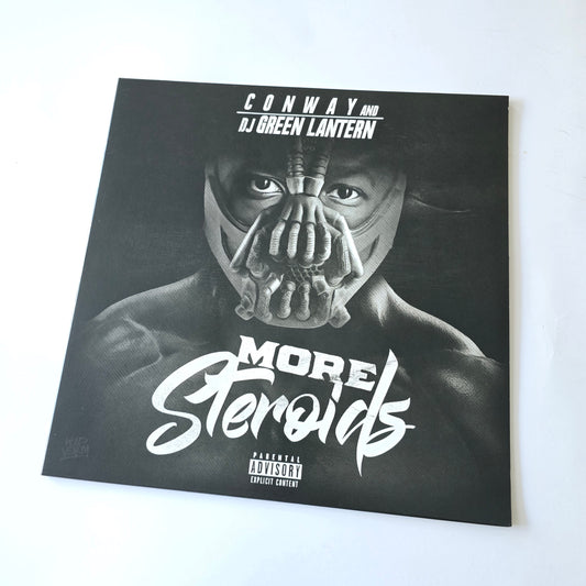 CONWAY X DJ GREEN LANTERN - MORE STEROIDS, LIMITED EDITION ELECTRIC BLUE SPLATTERED VINYL -LIKE NEW!-