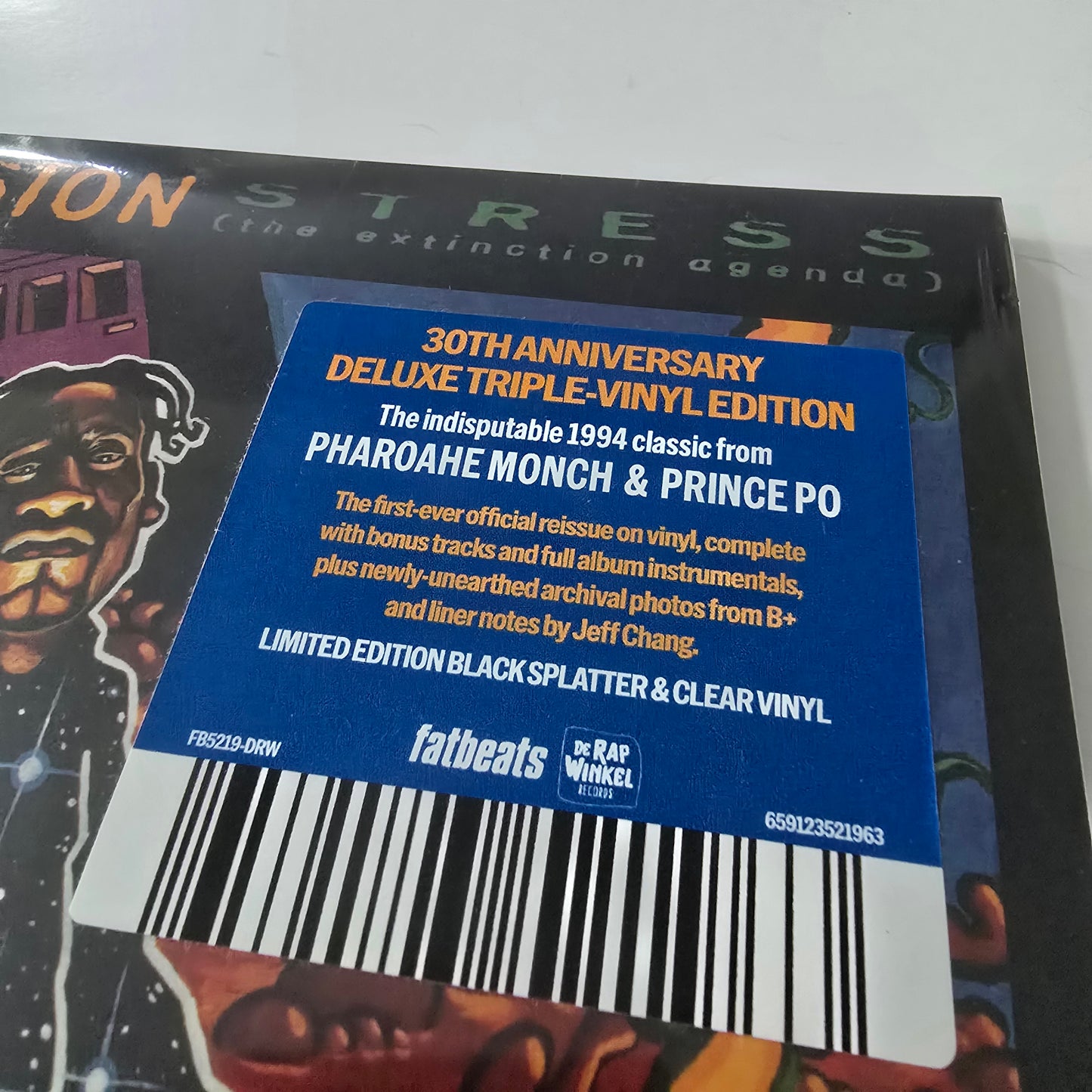 ORGANIZED KONFUSION - STRESS: THE EXTINCTION AGENDA (SEALED) LIMITED EDITION 3XLP -NEW!-