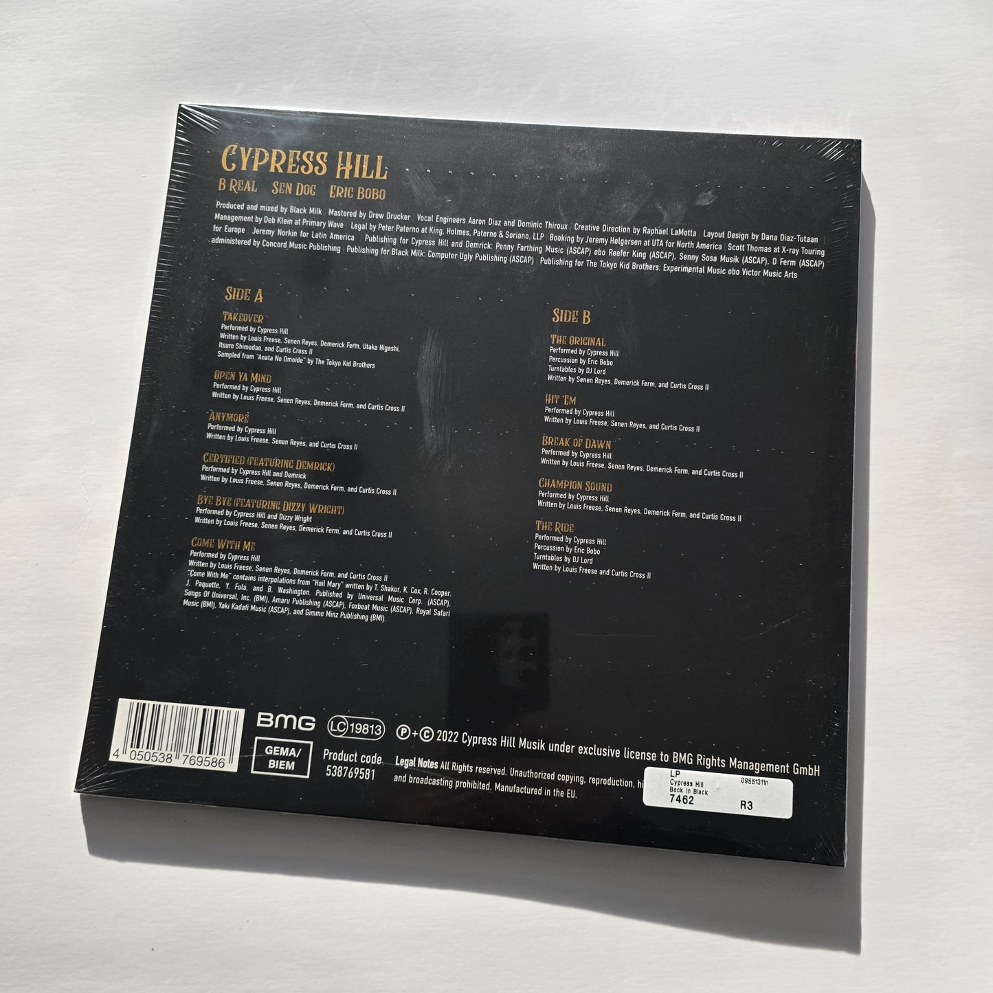 CYPRESS HILL - BACK IN BLACK (SEALED) VINYL -NEW!-