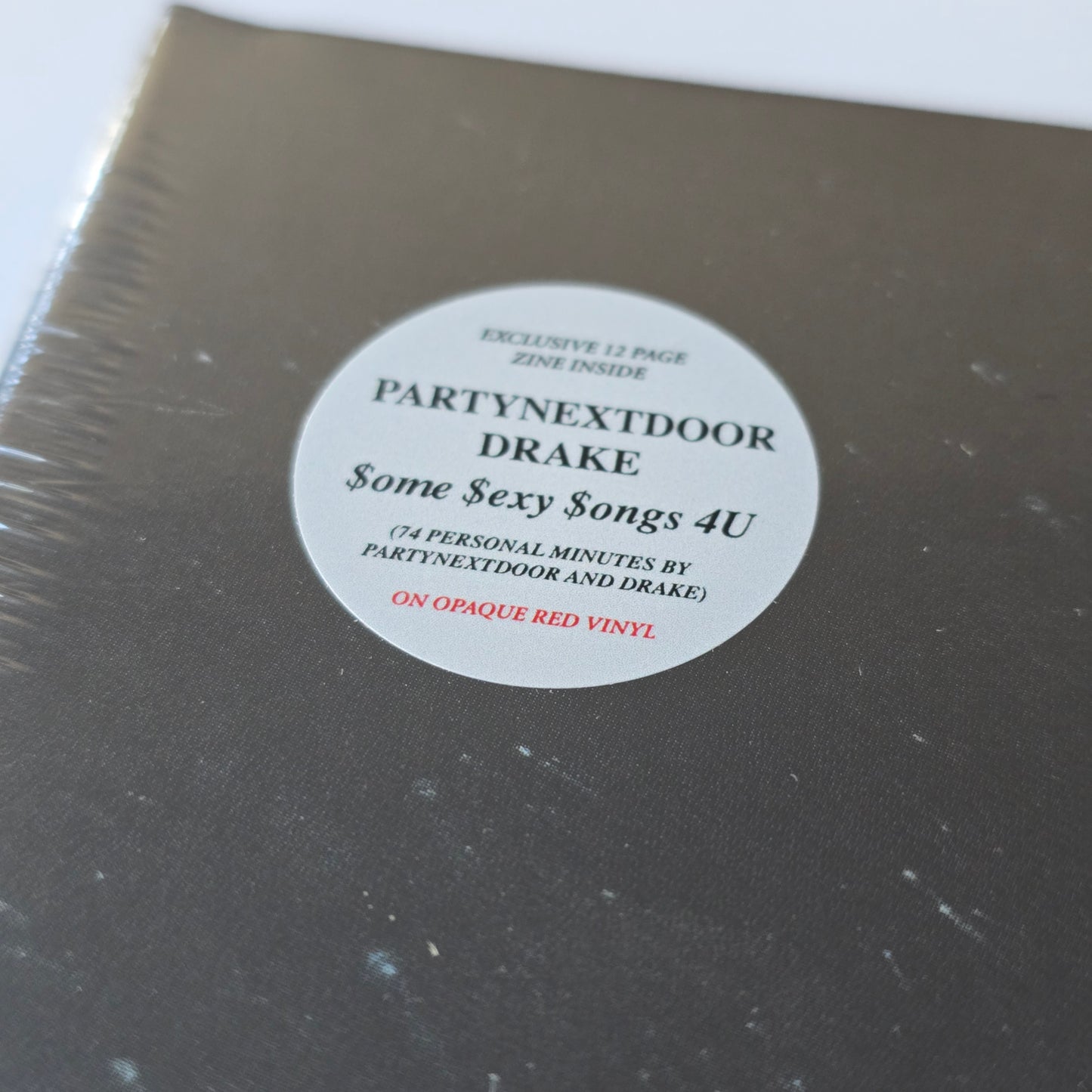 DRAKE & PARTYNEXTDOOR - $OME $EXY $ONGS FOR 4 (SEALED) RED COLORED VINYL -NEW!-