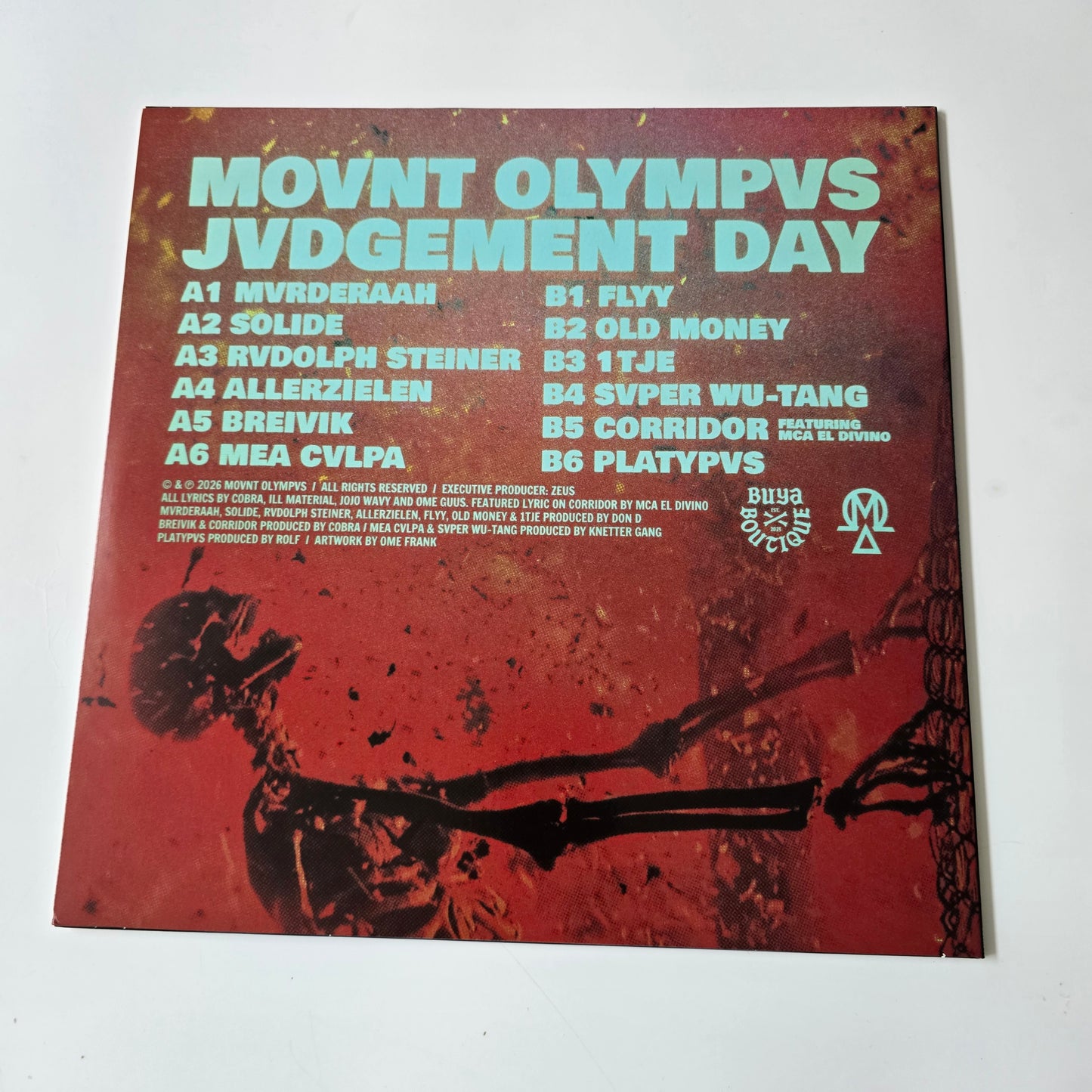 MOVNT OLYMPVS - JVDGEMENT DAY VINYL -PRE OWNED!-