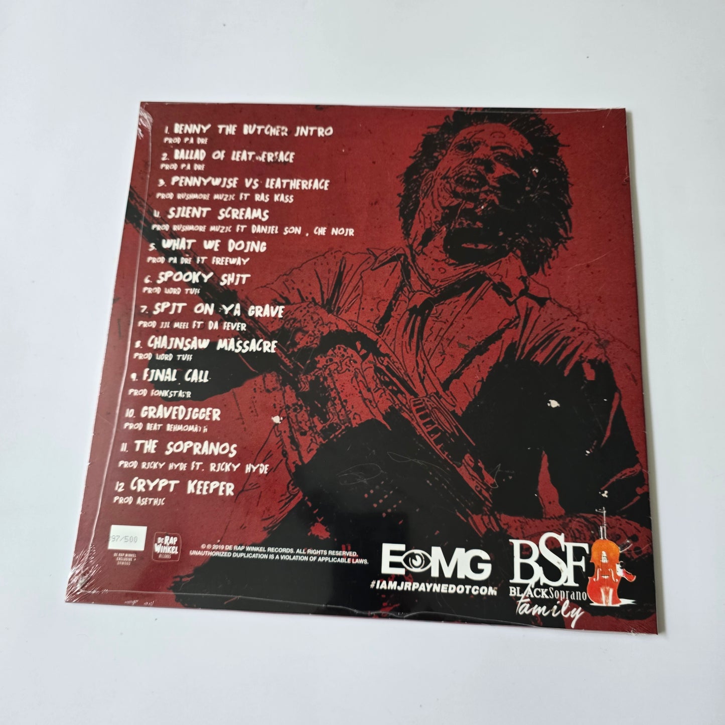 RJ PAYNE - LEATHERFACE 2 (SEALED) LIMITED EDITION VINYL -NEW!-