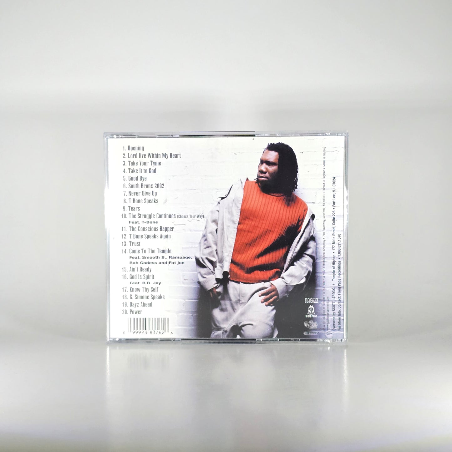 KRS-ONE AND THE TEMPLE OF HIP-HOP - SPIRITUAL MINDED CD