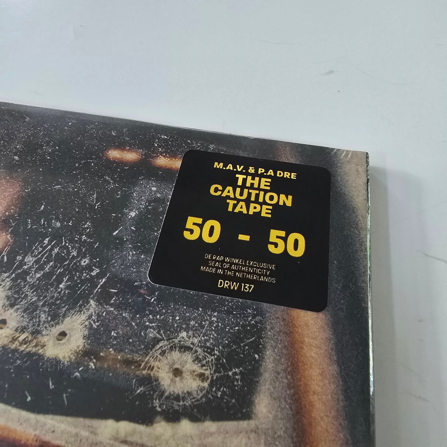 M.A.V. & P.A DRE - THE CAUTION TAPE (SEALED) LIMITED EDITION SPLATTER VINYL 2XLP -NEW!-