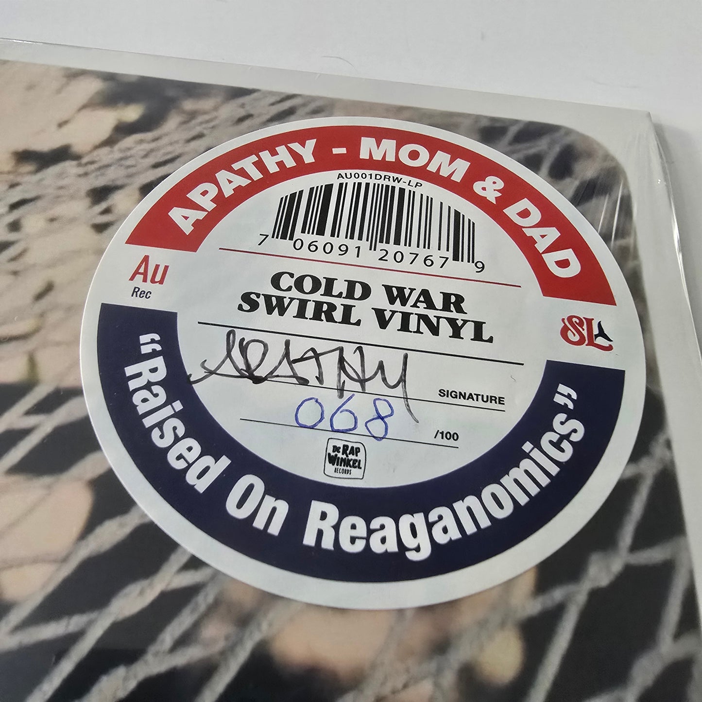 APATHY - MOM & DAD (SEALED) LIMITED EDITION, SIGNED, NUMBERED VINYL -NEW!-
