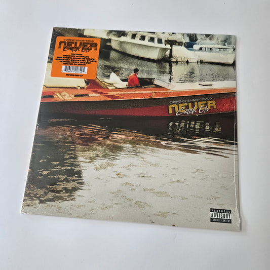 CURREN$Y X HARRY FRAUD - NEVER CATCH US (SEALED) BLUE COLORED VINYL -NEW!-