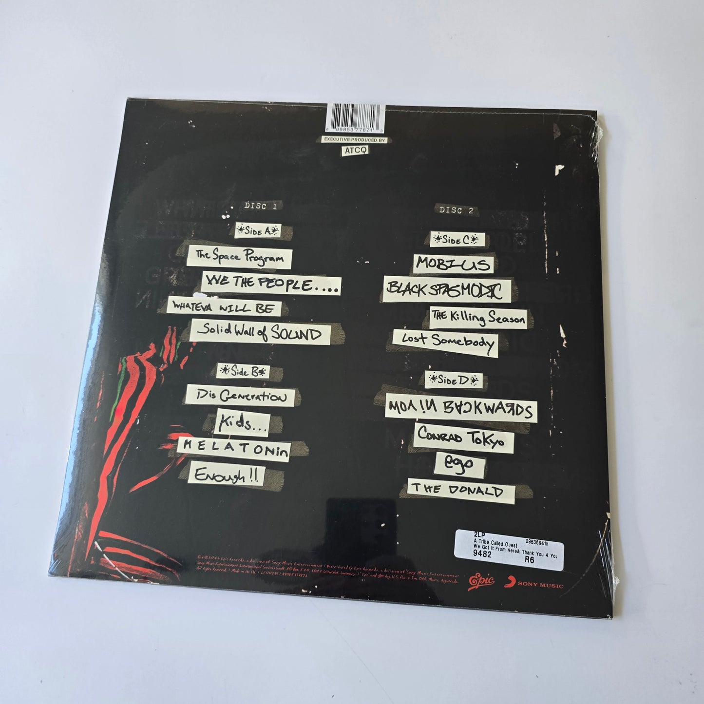 A TRIBE CALLED QUEST - WE GOT IT FROM HERE...THANK YOU 4 YOUR SERVICE (SEALED) VINYL -NEW!-