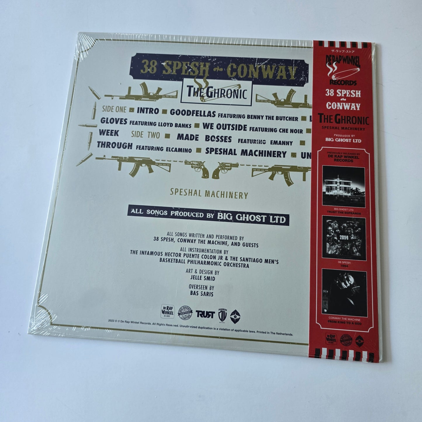 38 SPESH X CONWAY - THE GHRONIC: SPESHAL MACHINERY (SEALED) LIMITED EDITION RED OBI VINYL -NEW!-