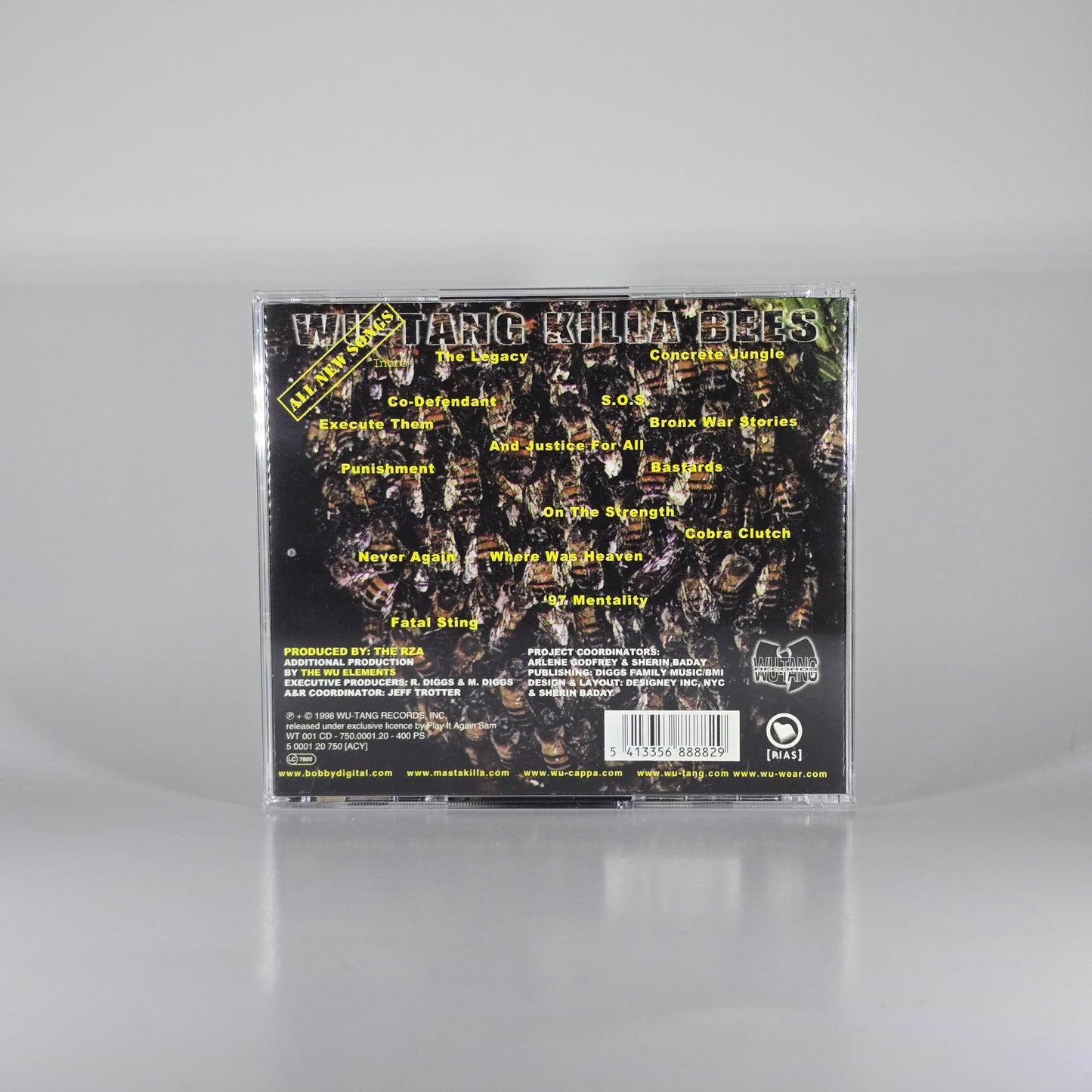 RZA PRESENTS WU-TANG KILLA BEES - THE SWARM VOL. 1 CD