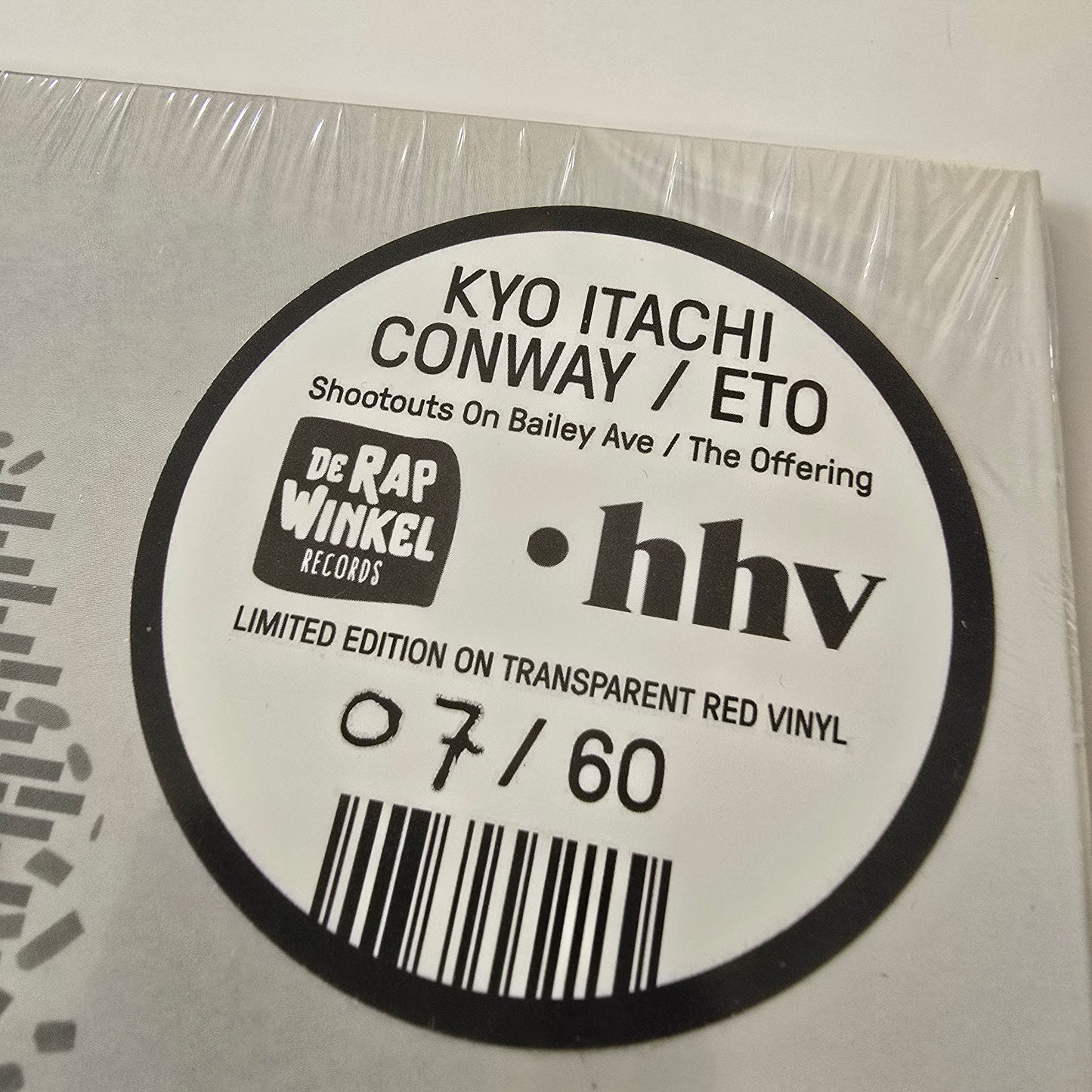 KYO ITACHI FT. CONWAY - SHOOTOUTS ON BAILEY AVE (SEALED) RED VINYL -NEW!-