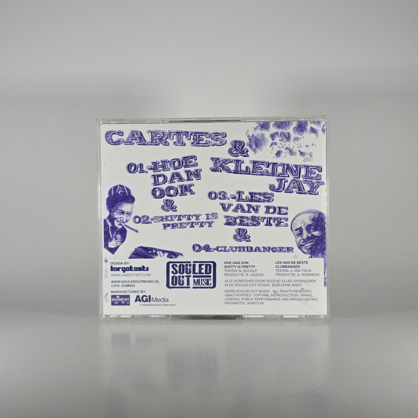 KLEINE JAY & CARTES - LES VAN DE BESTE/HOE DAN OOK CD SINGLE