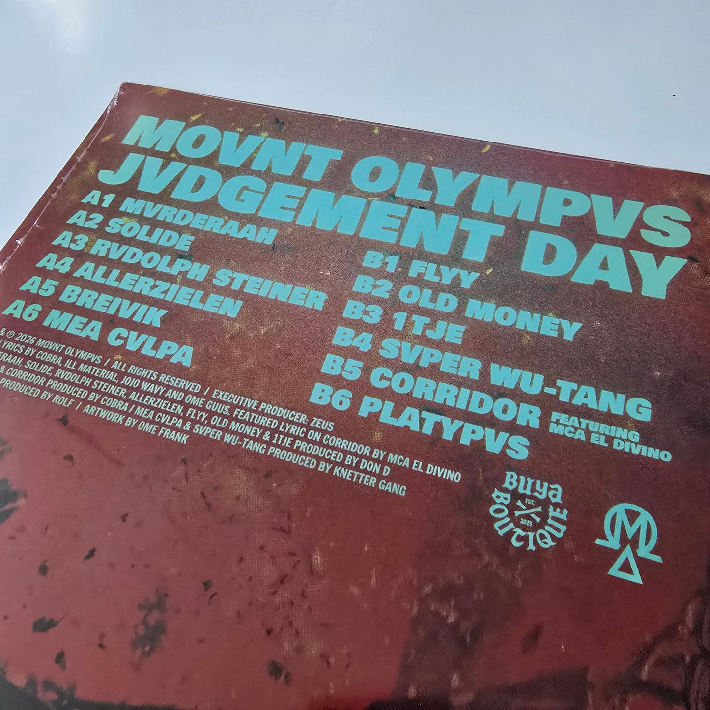 MOVNT OLYMPVS - JVDGEMENT DAY (SEALED) VINYL -NEW!-