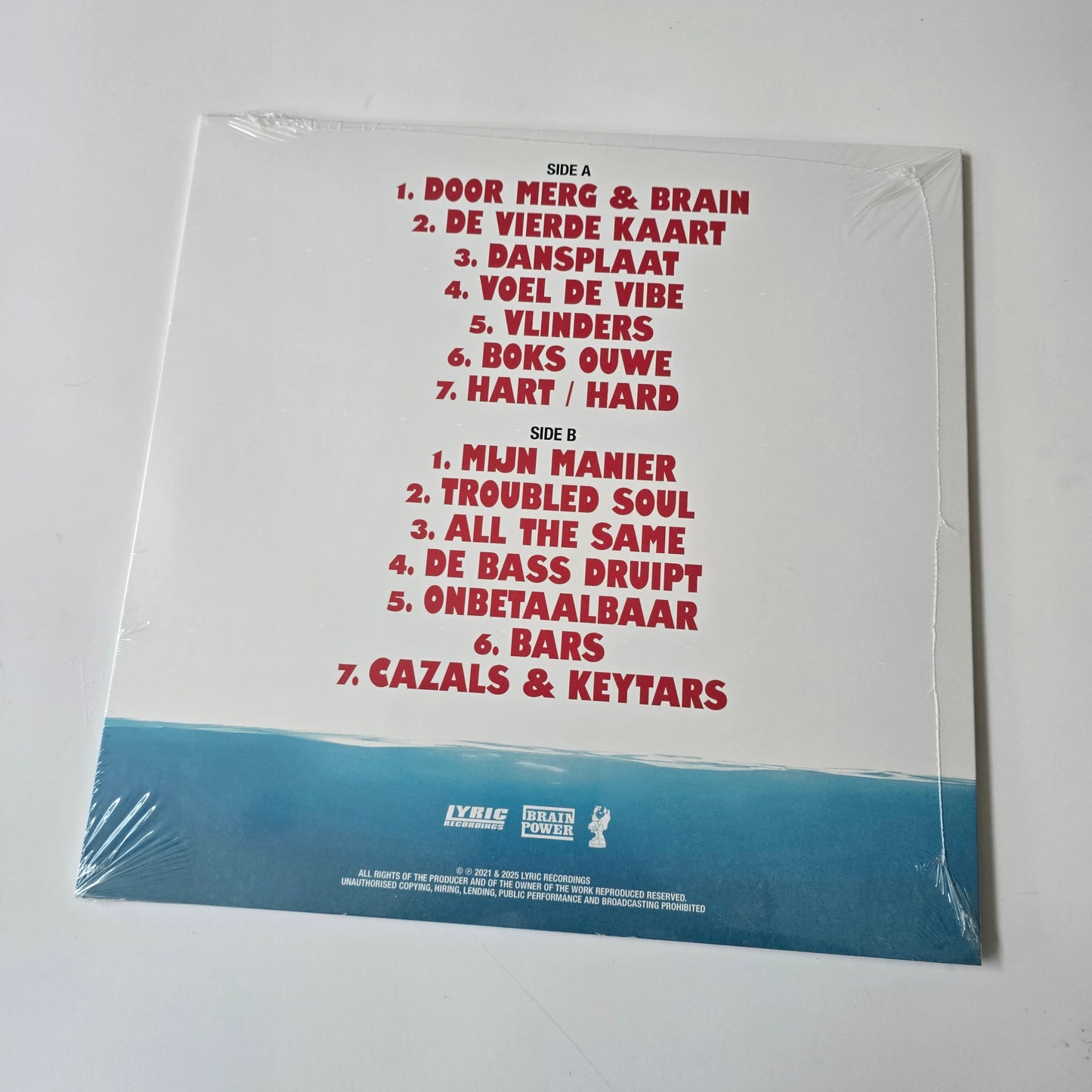 BRAINPOWER - BARS, LIMITED EDITION (SEALED) SPLATTER VINYL -NEW!-