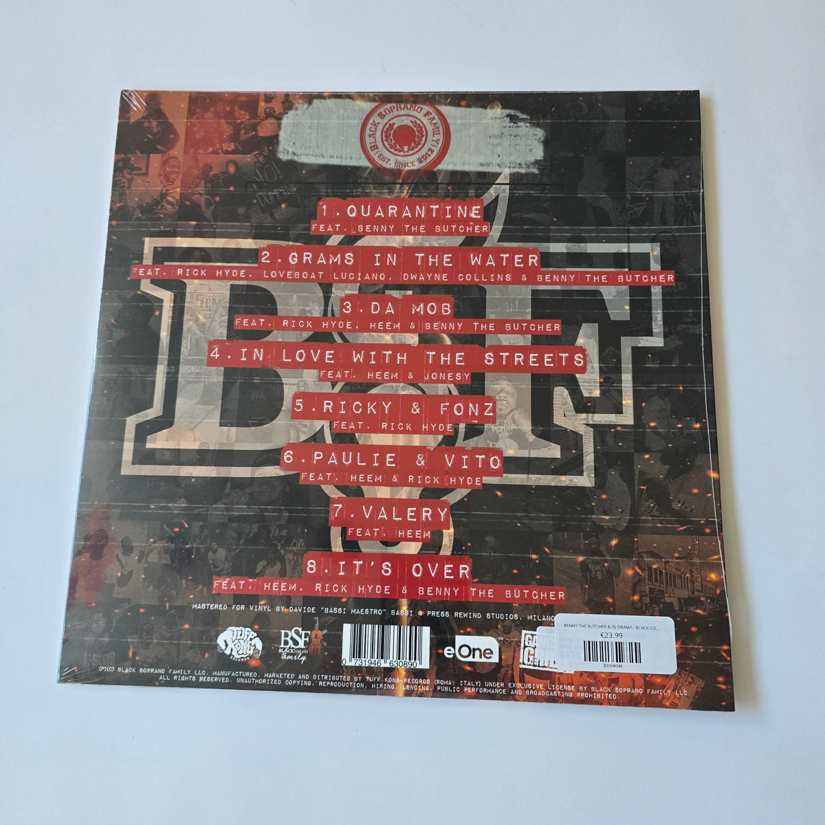 BENNY THE BUTCHER & DJ DRAMA - BLACK SOPRANO FAMILY (SEALED) VINYL -NEW!-