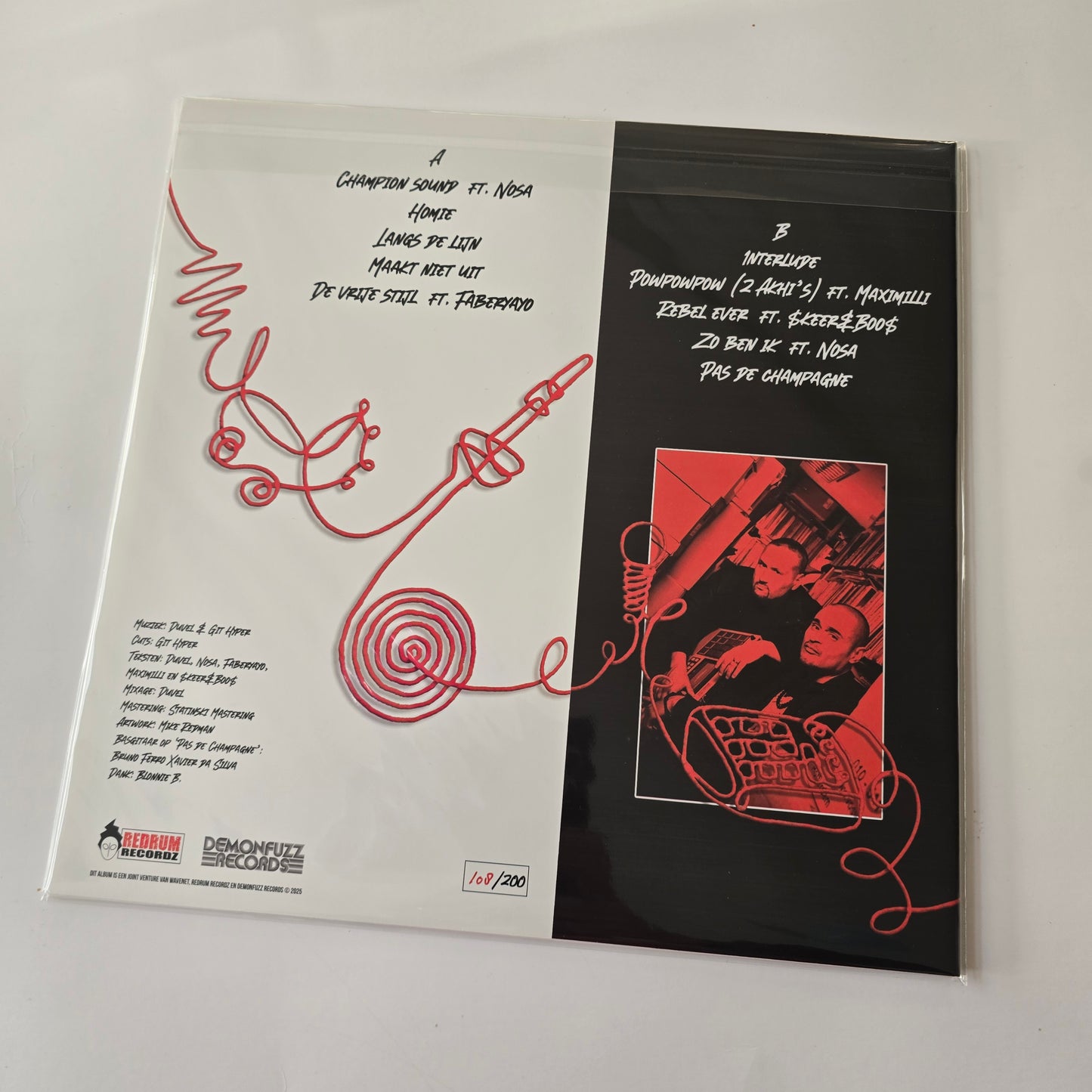 DUVEL X GIT HYPER - DE RODE DRAAD, FINAL EDITION (SEALED) LIMITED EDITION VINYL -NEW!-
