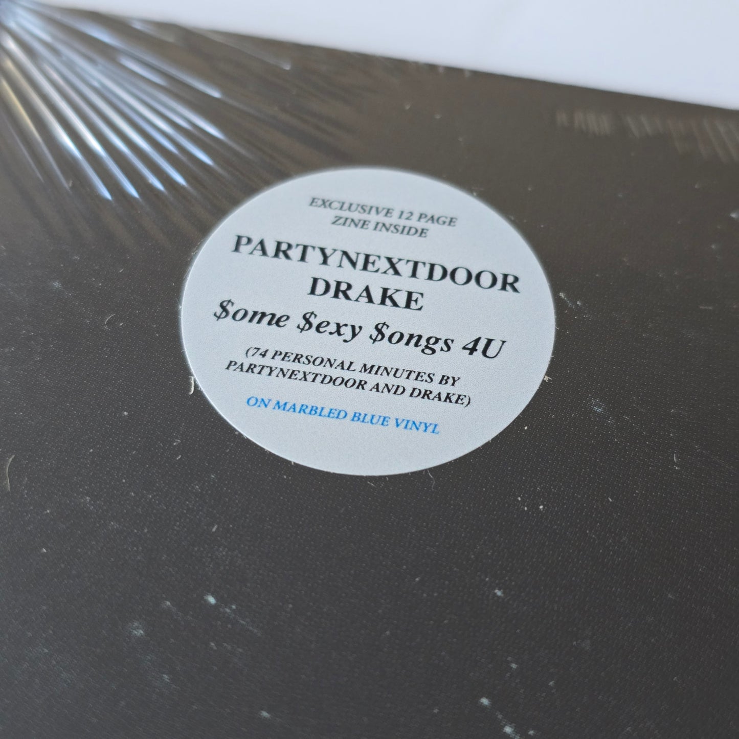 DRAKE & PARTYNEXTDOOR - $OME $EXY $ONGS FOR 4 (SEALED) BLUE COLORED VINYL -NEW!-