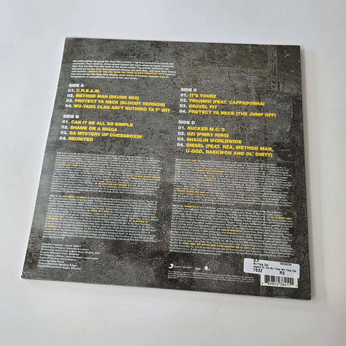 WU-TANG CLAN - LEGEND OF THE WU-TANG: WU-TANG CLANS GREATEST HITS (SEALED) 2X VINYL -NEW!-