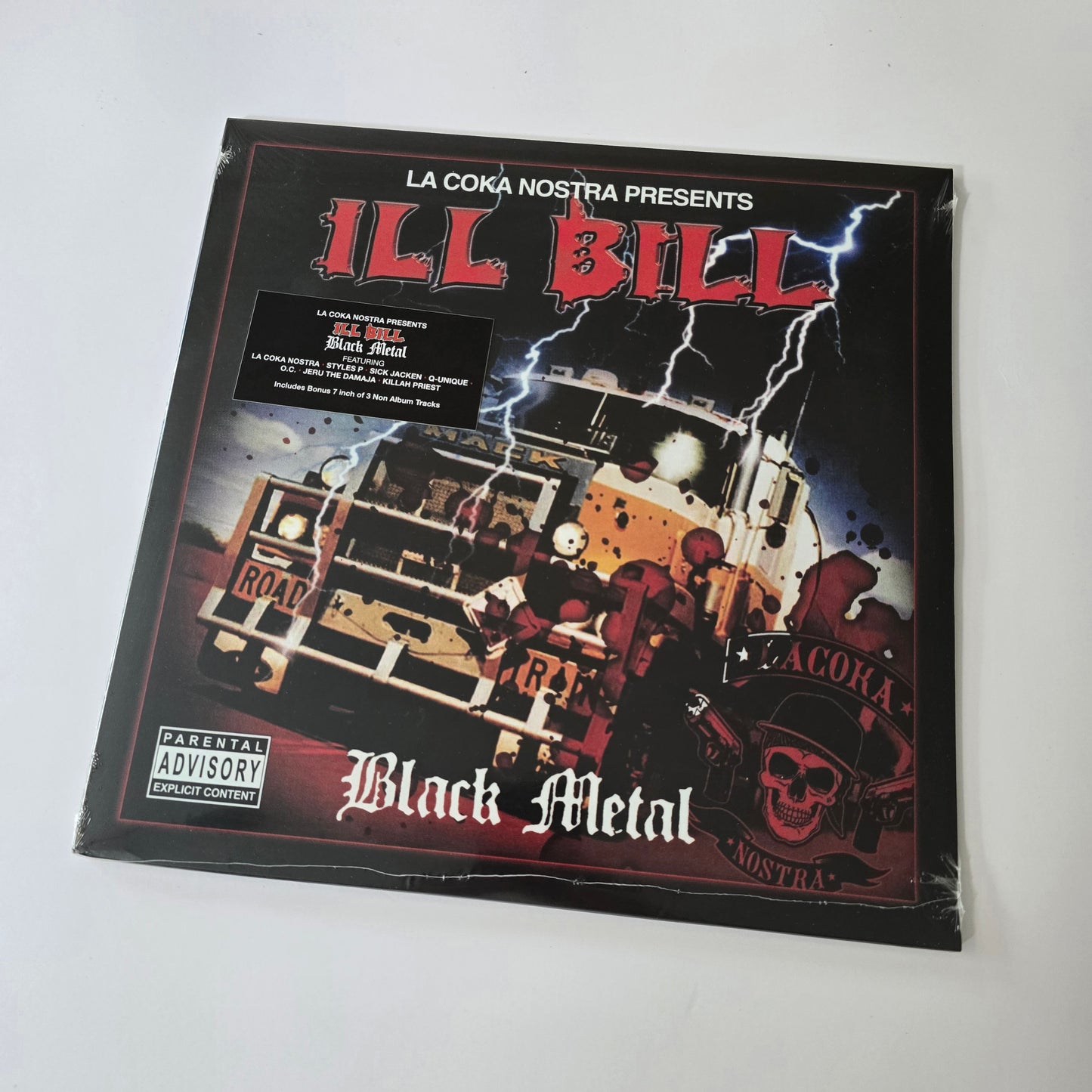 LA COKA NOSTRA PRESENTS ILL BILL - BLACK METAL (SEALED) 2X VINYL + 7" VINYL -NEW!-