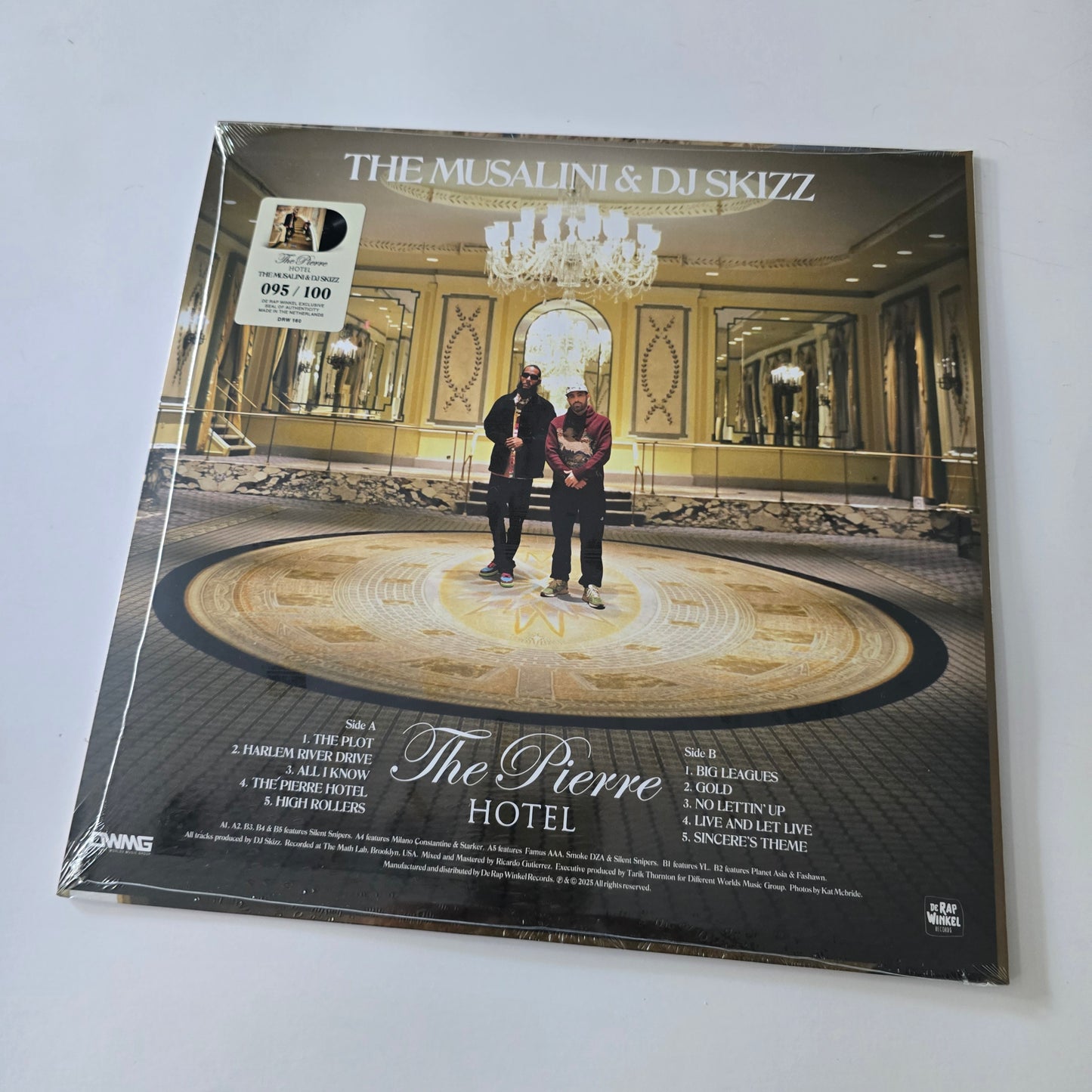 THE MUSALINI & DJ SKIZZ - THE PIERRE HOTEL (SEALED) LIMITED EDITION VINYL -NEW!-