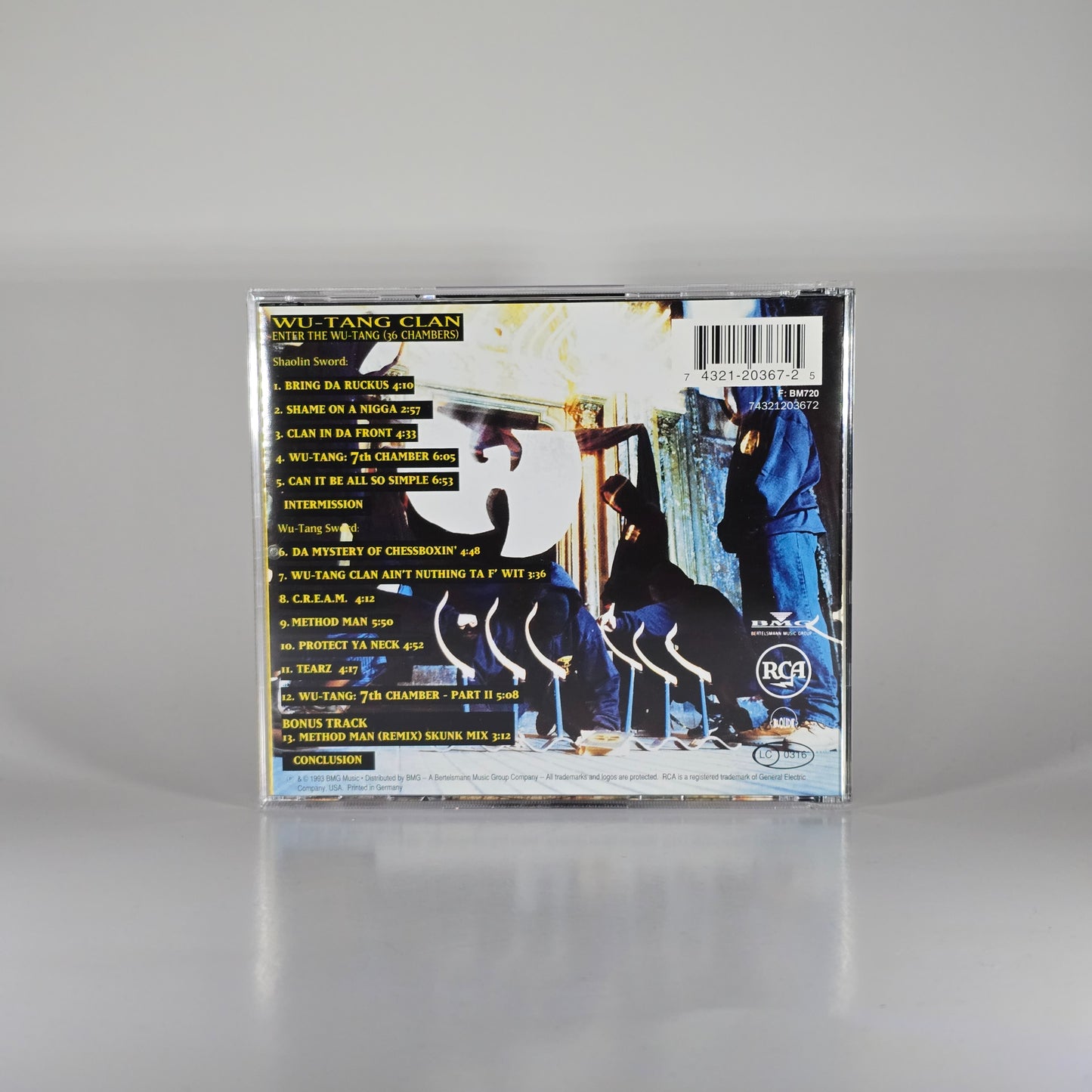WU-TANG CLAN - ENTER THE 36 CHAMBERS CD