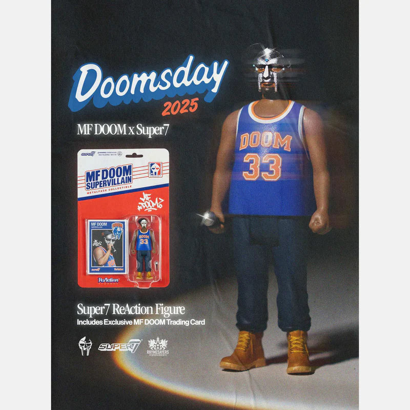 MF DOOM SUPER7 NYC ACTION FIGURE -NEW!-
