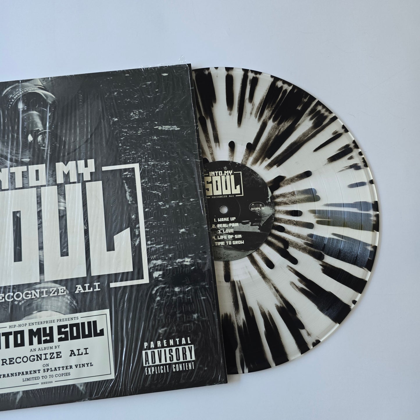 RECOGNIZE ALI - INTO MY SOUL, LIMITED EDITION SPLATTER VINYL -LIKE NEW!-