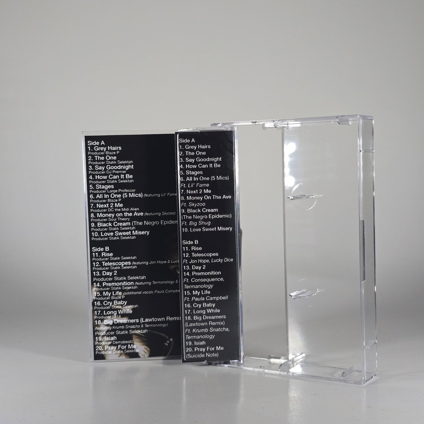 REKS - GREY HAIRS LIMITED EDITION CASSETTE, 4 DIFFERENT COLORS