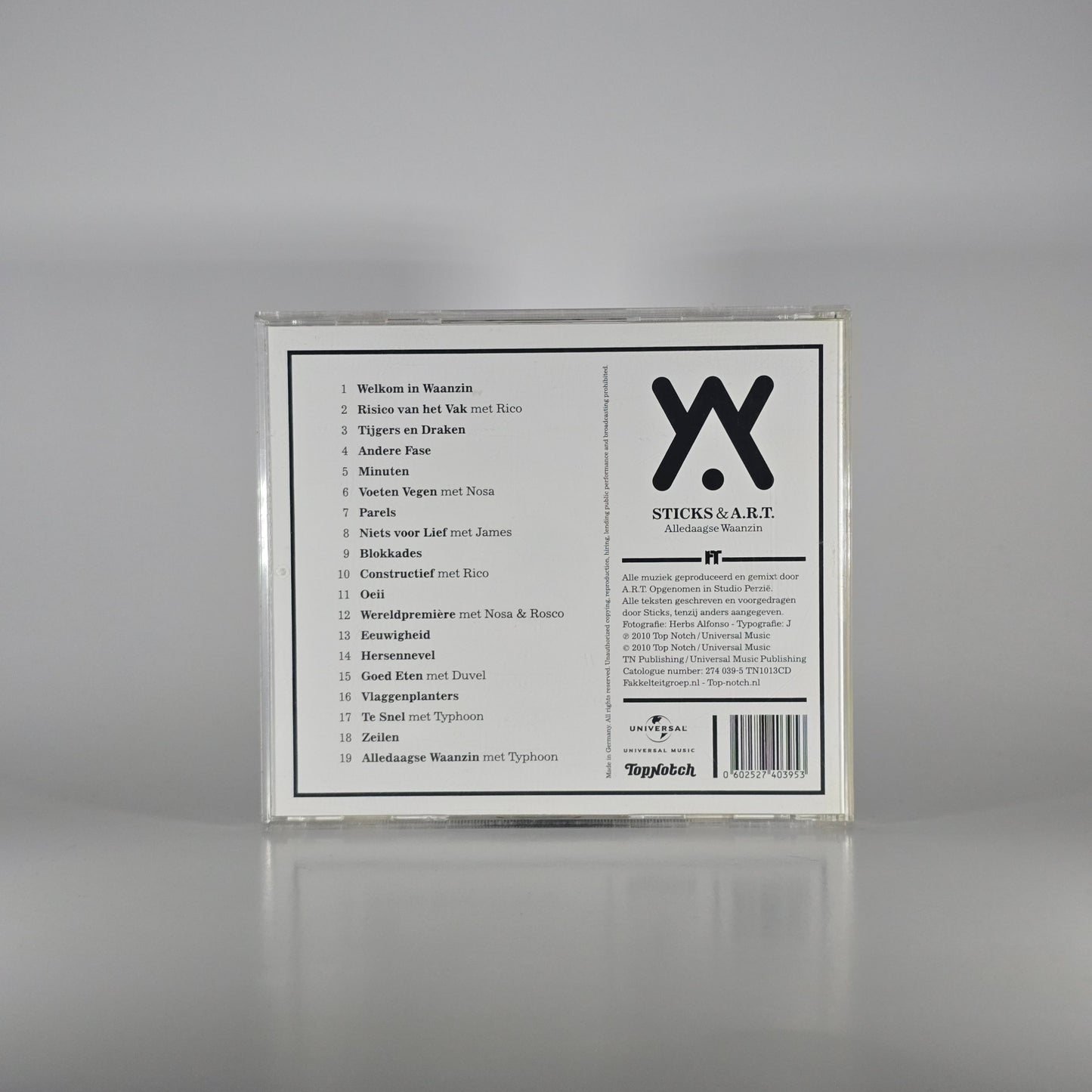 STICKS & A.R.T. - ALLEDAAGSE WAANZIN CD