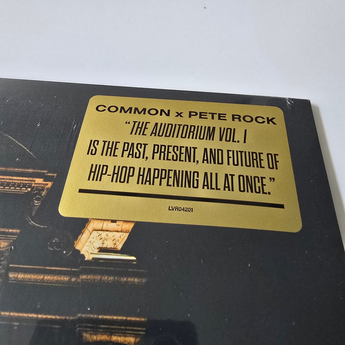 COMMON X PETE ROCK - THE AUDITORIUM VOL. 1 VINYL 2XLP -NEW!-