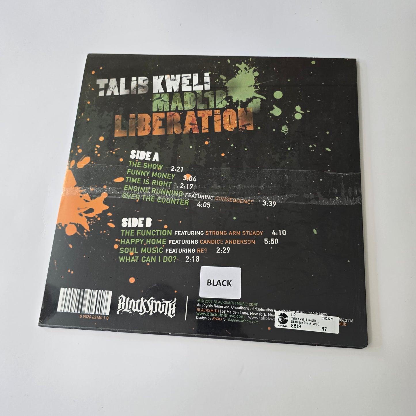 TALIB KWELI X MADLIB - LIBERATION (SEALED) VINYL -NEW!-