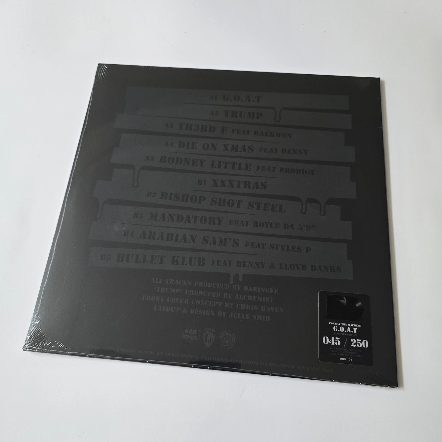 CONWAY - G.O.A.T. BLACKOUT EDITION LIMITED EDITION VINYL -NEW!-