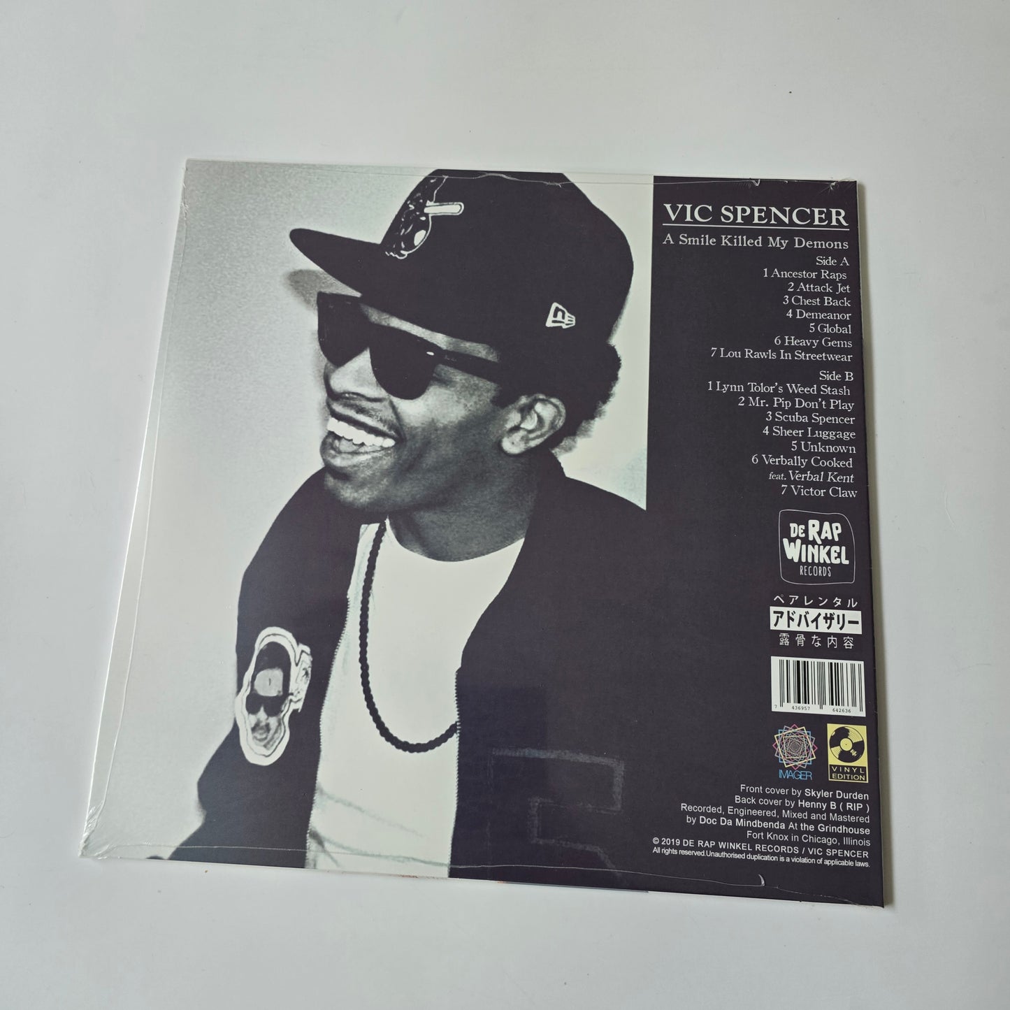 VIC SPENCER - A SMILE KILLED BY DEMONS (SEALED) LIMITED EDITION VINYL -NEW!-