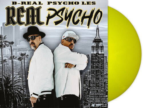 B-REAL & PSYCHO LES - REAL PSYCHO (SEALED) YELLOW COLORED VINYL -NEW!-