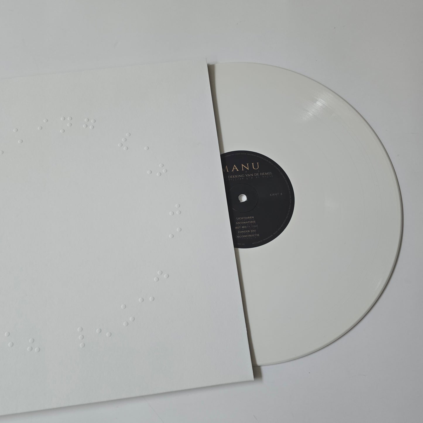 MANU - DE HERONTDEKKING VAN DE HEMEL, WHITE COLORED VINYL -LIKE NEW!-