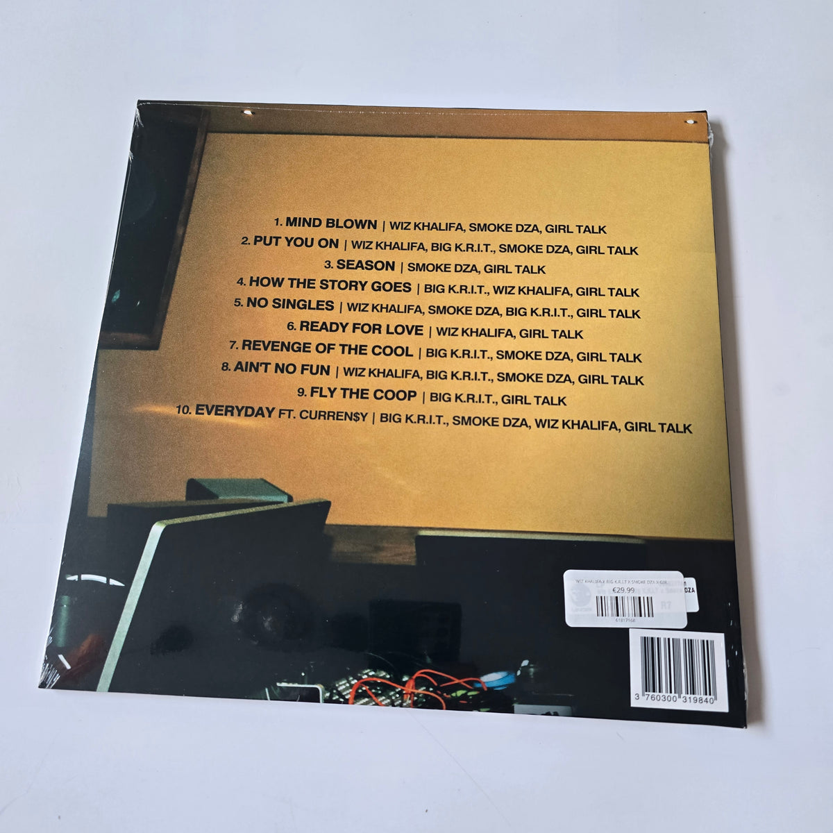 WIZ KHALIFA X BIG K.R.I.T X SMOKE DZA X GIRL TALK - FULL COURT PRESS (SEALED) VINYL -NEW!-