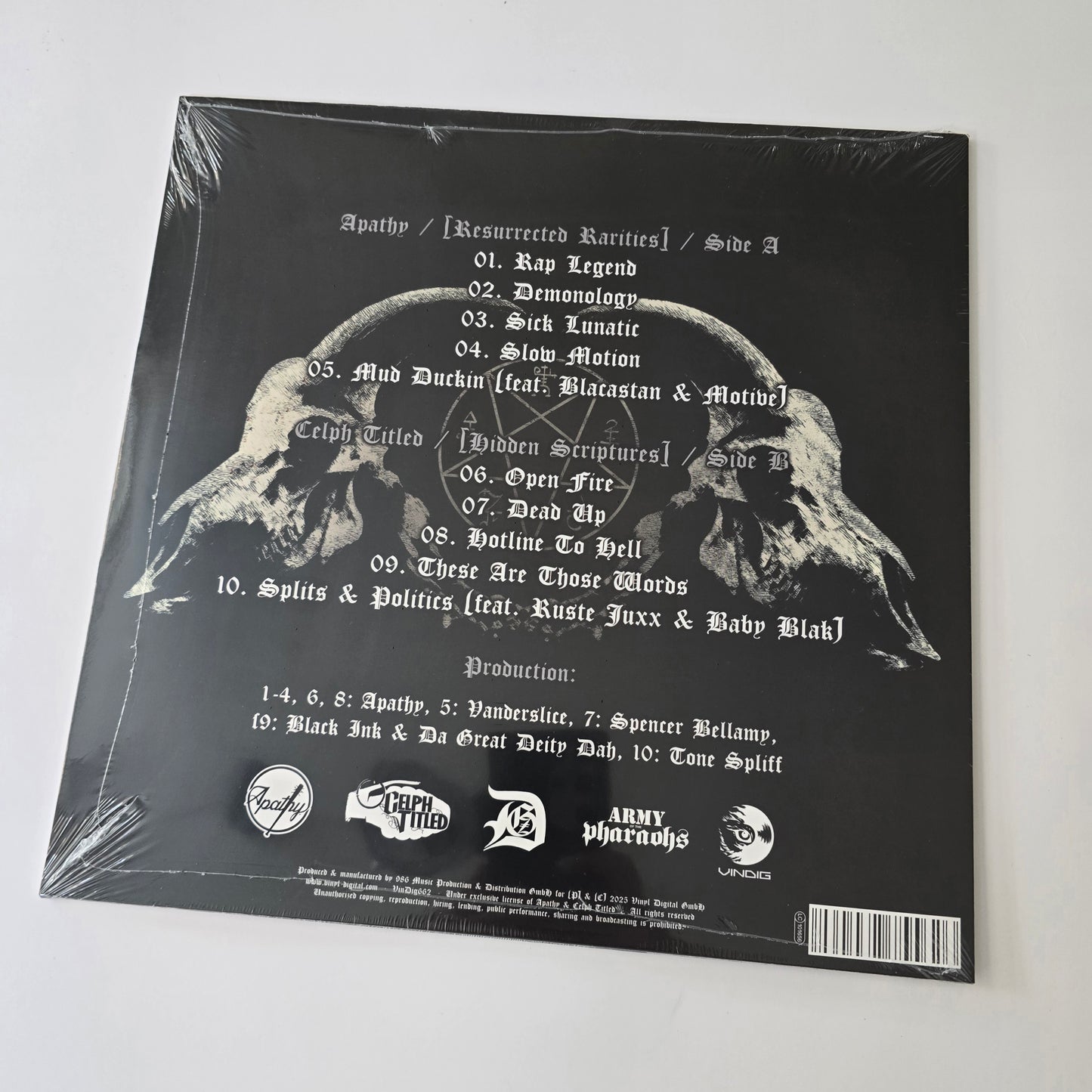 APATHY & CELPH TITLED - DEMONOLOGY (SEALED) VINYL -NEW!-